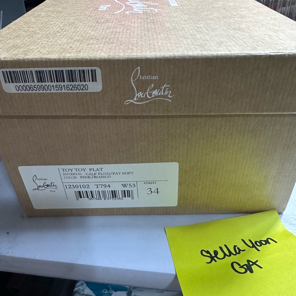 Christian Louboutin Kids Pink Sneakers - Picture 2 of 8